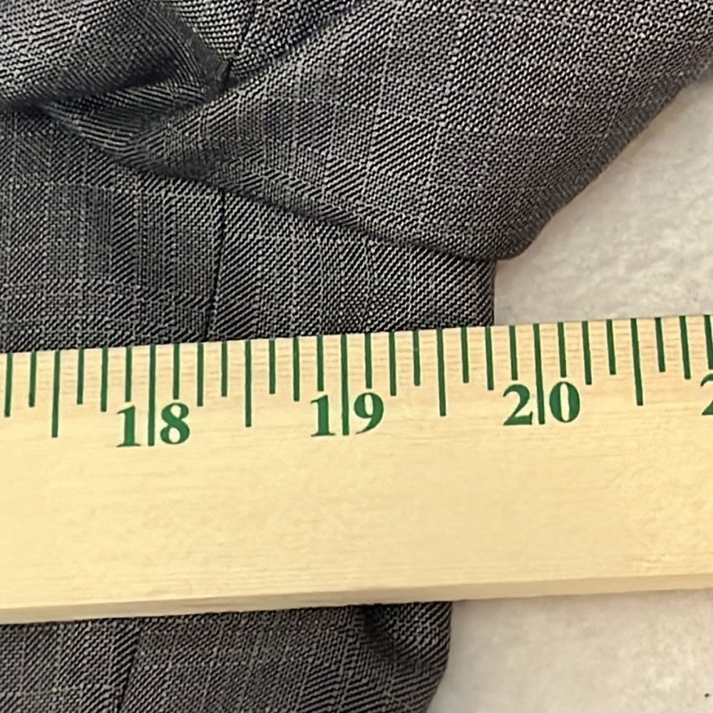 Billy London UK Mens 2 Button Blazer Size 38L Gray Polyester Rayon - Picture 10 of 10